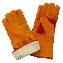 Leather Welding Gloves with Boa Full Lining